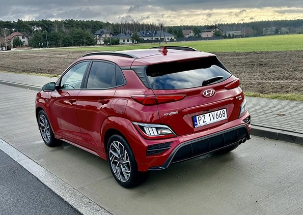 Hyundai Kona cena 135000 przebieg: 12000, rok produkcji 2022 z Mosina małe 704